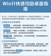 Win11快速切回桌面指南